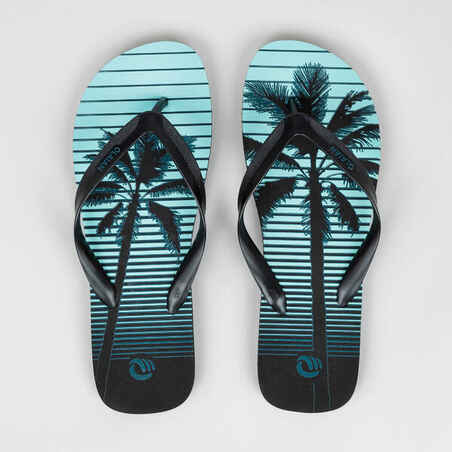 Men's flip-flops - 120 Palmline black