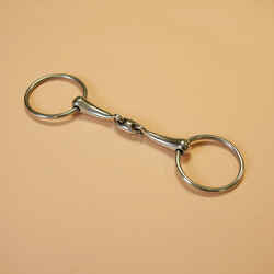 Double Jointed Ring Snaffle for Horse and Pony