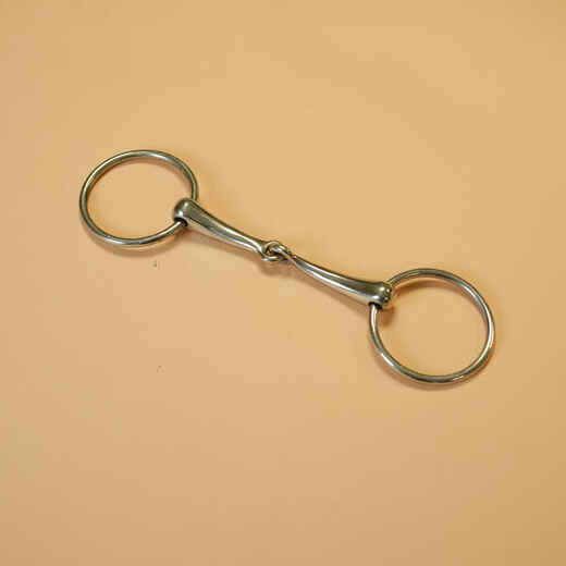 
      Single-Jointed Ring Snaffle Bit for Horse & Pony
  