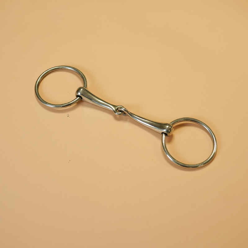 Single-Jointed Ring Snaffle Bit for Horse & Pony