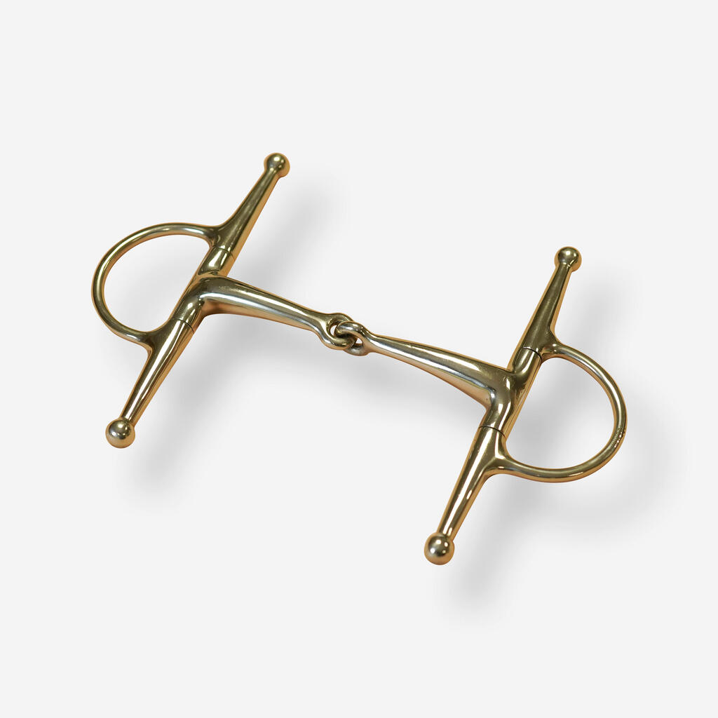 Single-Jointed Full Cheek Snaffle Bit for Horse and Pony