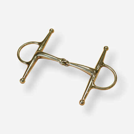 Single-Jointed Full Cheek Snaffle Bit for Horse and Pony
