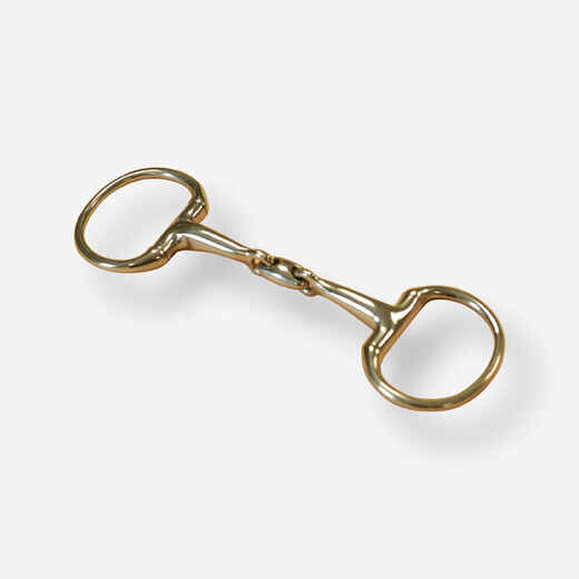 Double Jointed Eggbutt Snaffle for Horse and Pony