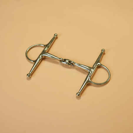 Double-Jointed Full Cheek Snaffle Bit for Horse and Pony