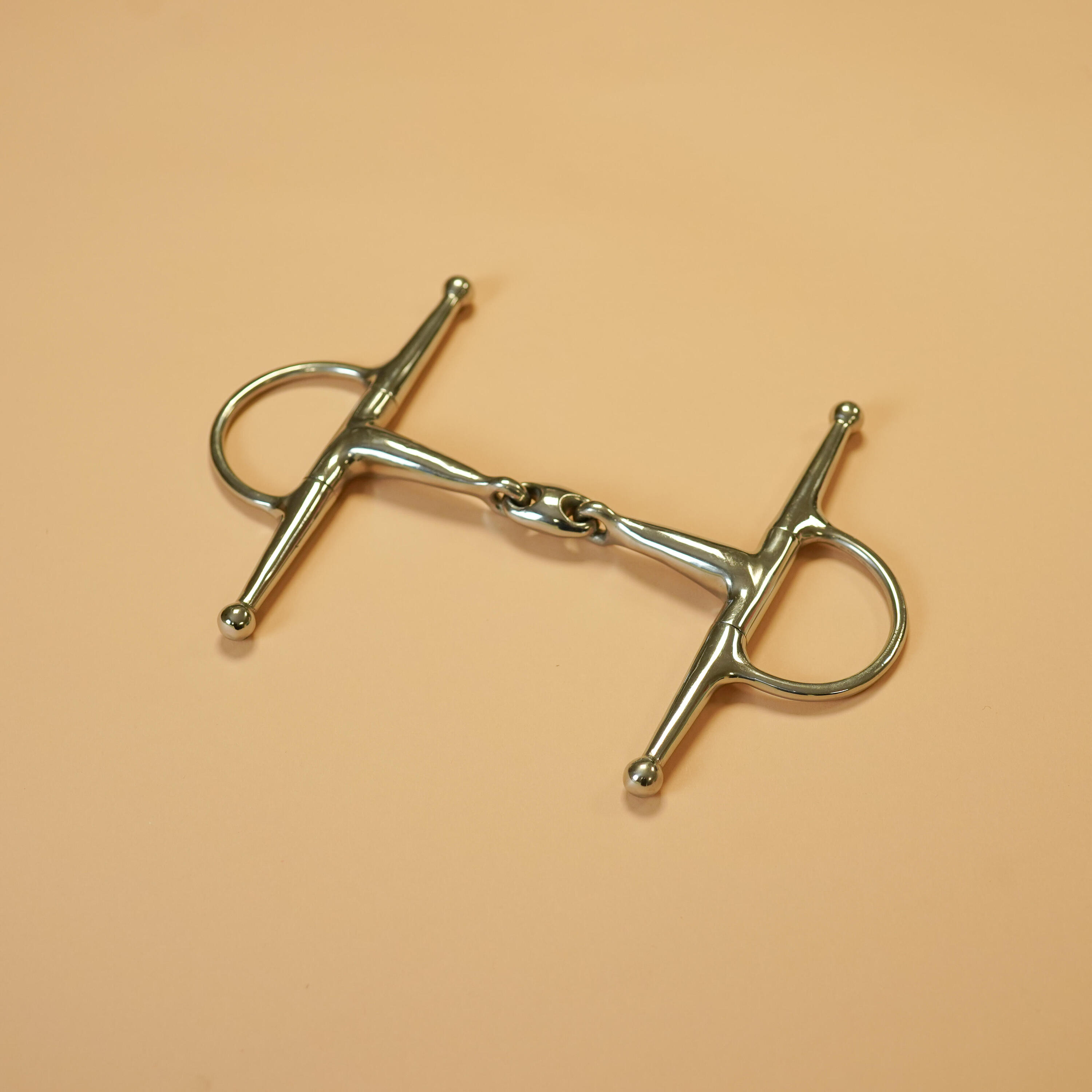 Double-Jointed Full Cheek Snaffle Bit for Horse & Pony 1/1