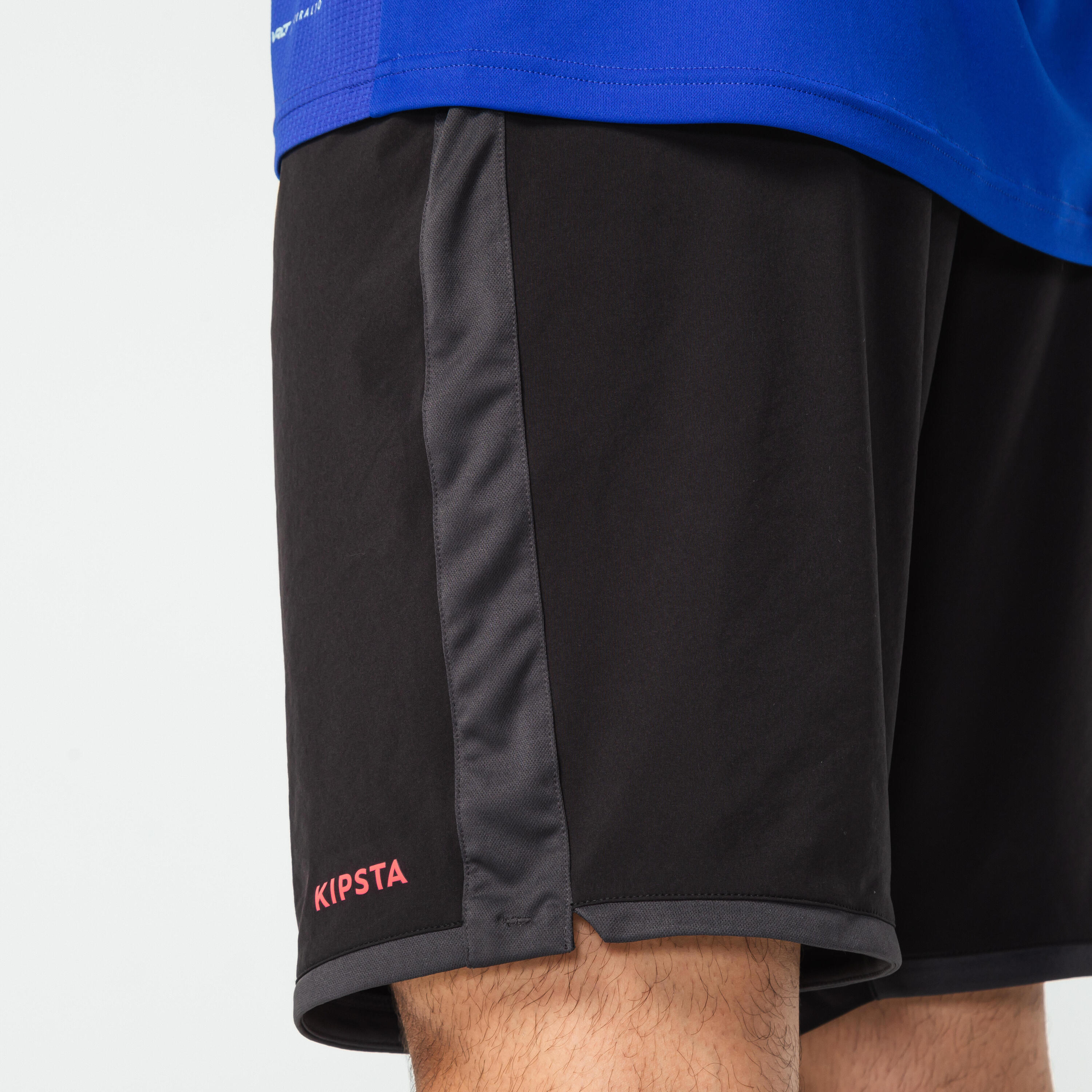 SHORT DE FÚTBOL VIRALTO II NEGRO Y GRIS ANTRACITA 4/11