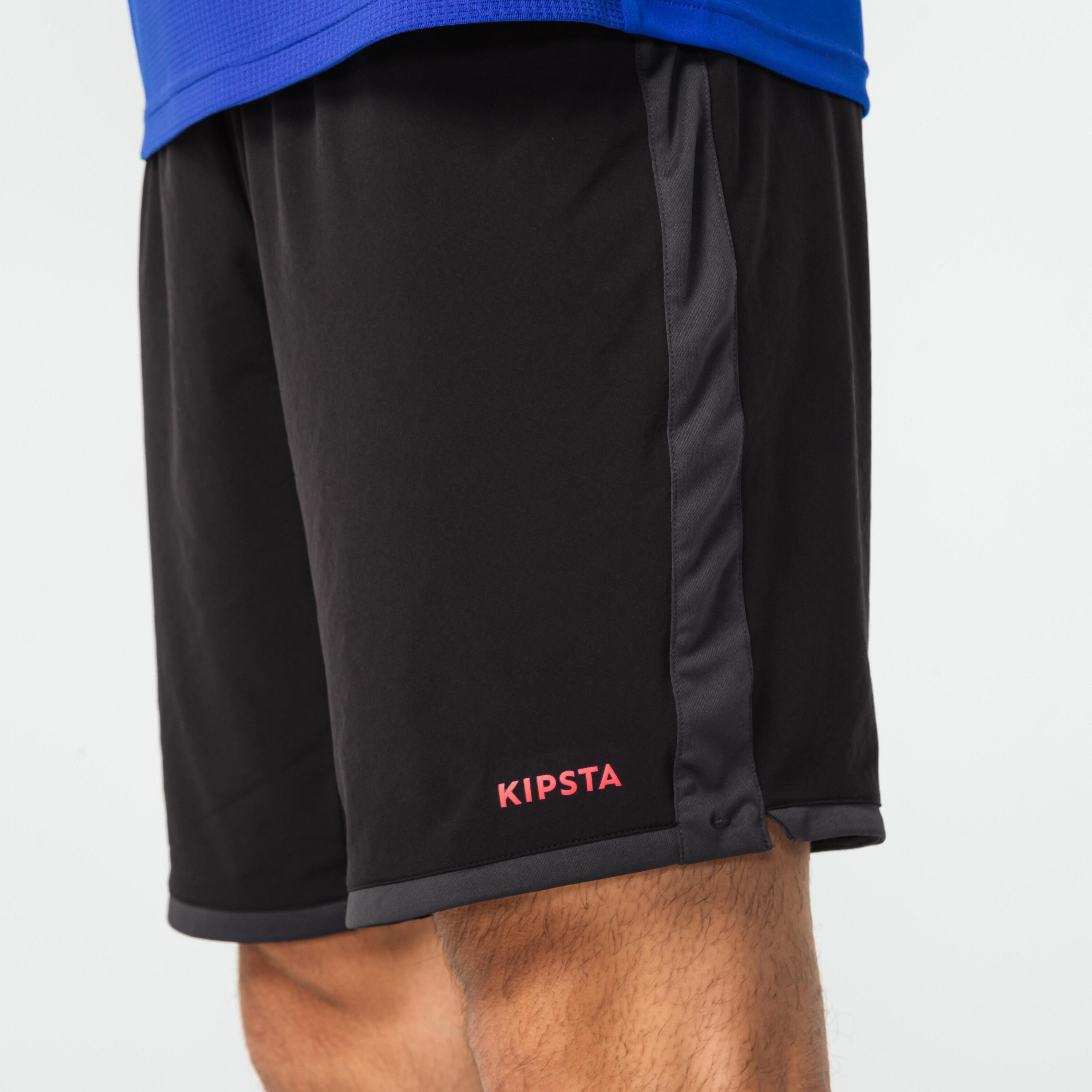 SHORT DE FÚTBOL VIRALTO II NEGRO Y GRIS ANTRACITA 3/11