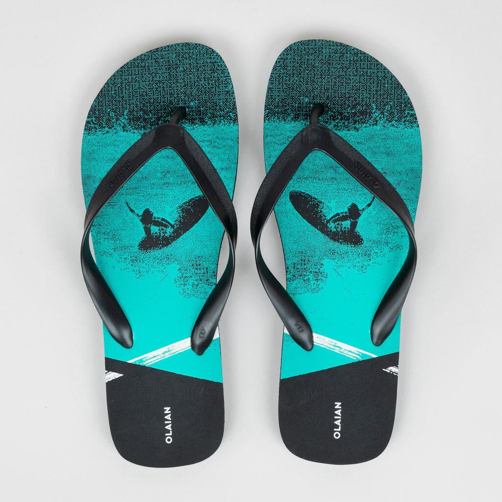 Men's flip-flops - 120 Block black blue