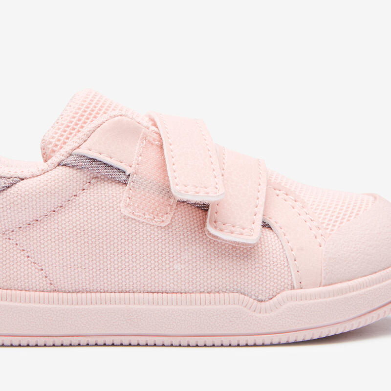 Turnschuhe 500 I LEARN Klettverschluss atmungsaktiv Babyturnen - rosa 