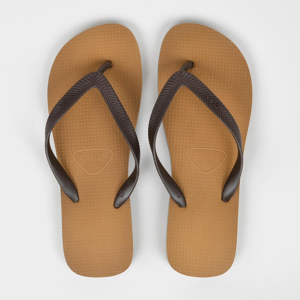 Men's Flip-Flops - 500 Black