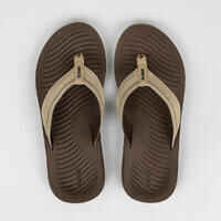 Men's Flip-Flops 500 - Brown