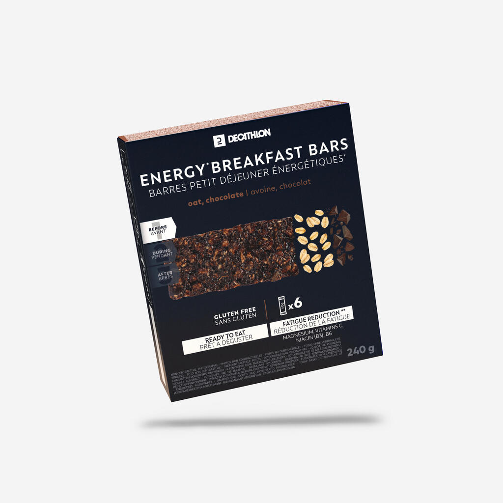 Energy-Riegel Frühstücksriegel Schoko ×6 glutenfrei 