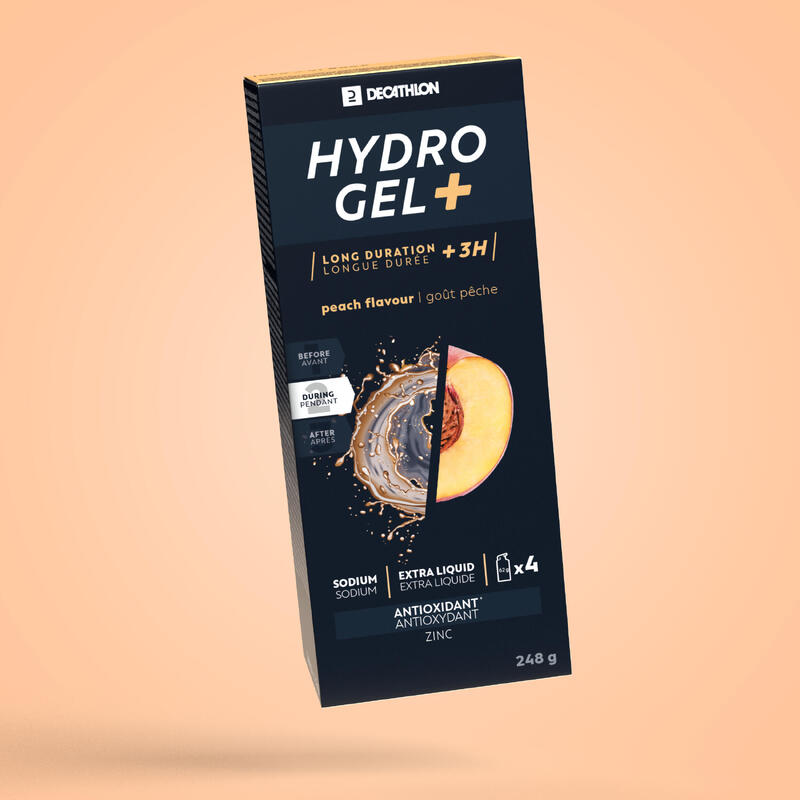 Gel Energético HydroGel Melocotón 4 x 62 g