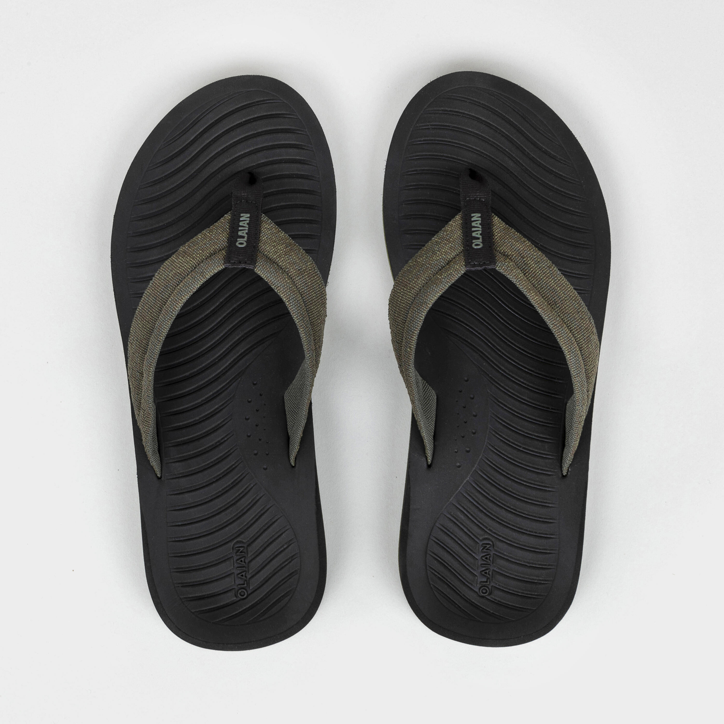 Men Slippers/Flipflops 500 - Khaki -  3