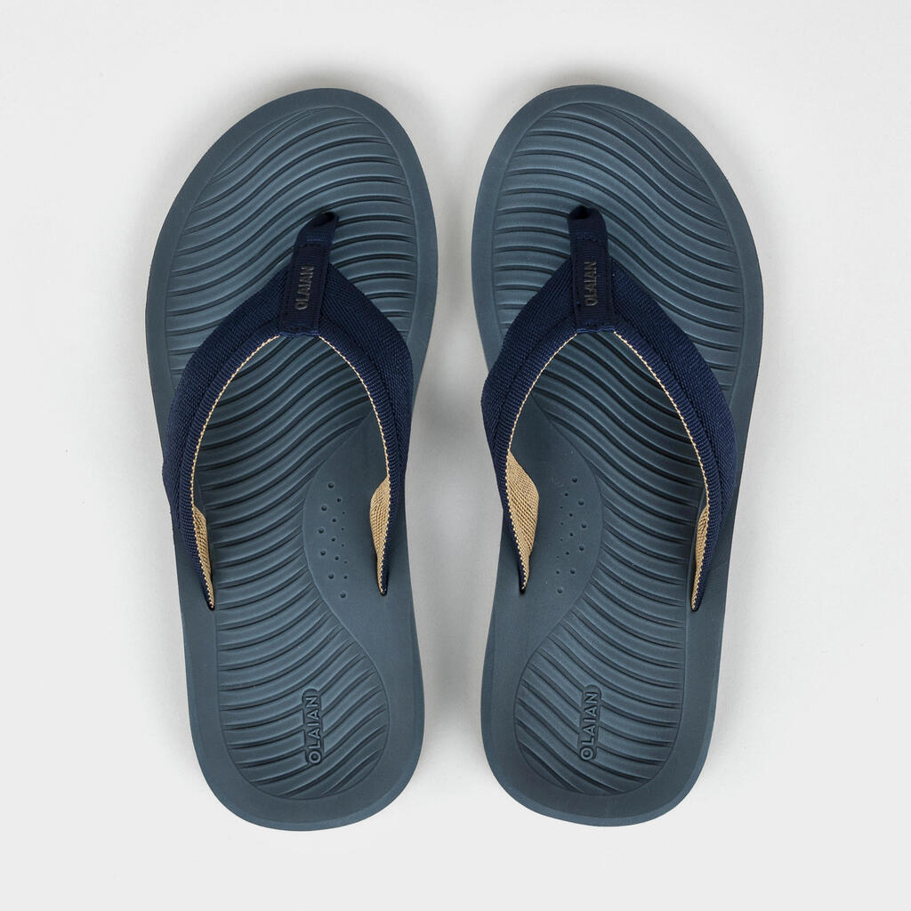 Chanclas de surf café con gris para hombre 550