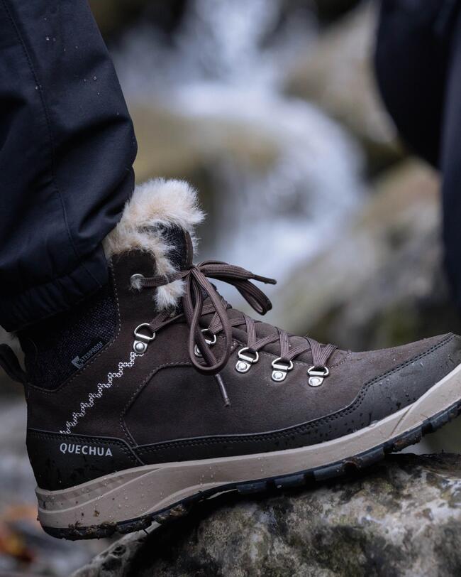 BOTAS DE SENDERISMO DE INVIERNO IMPERMEABLES PARA MUJER - SH900