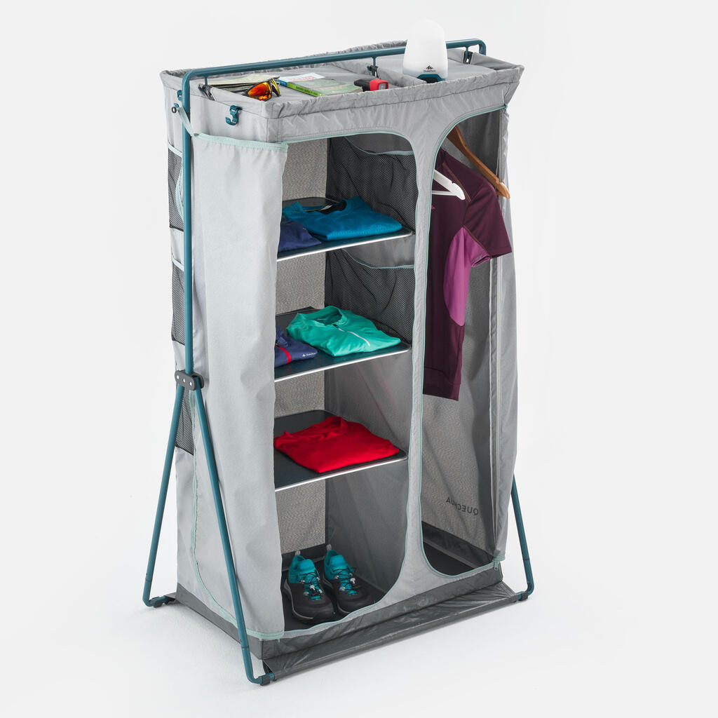 Large folding and compact camping wardrobe - Comfort