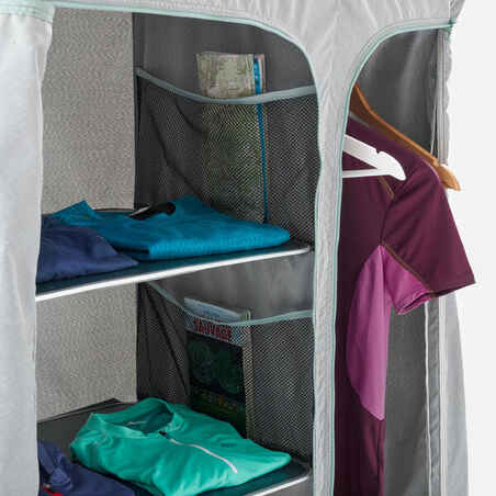 Large folding and compact camping wardrobe - Comfort