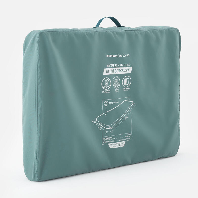 Saltea autogonflabilă camping Ultim Comfort 1 Persoană 70cm 