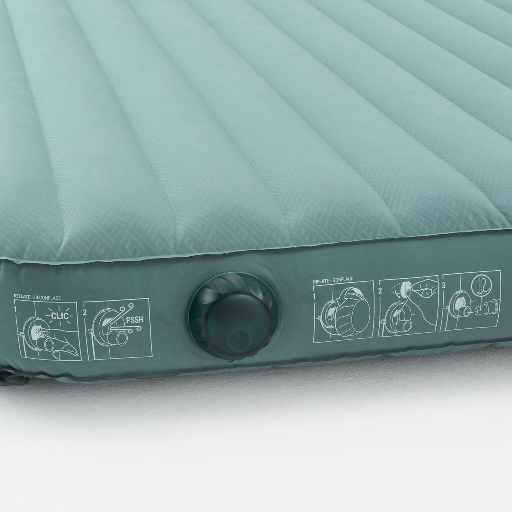 Colchón inflable de camping de 140 cm para dos personas Air Seconds Comfort 
