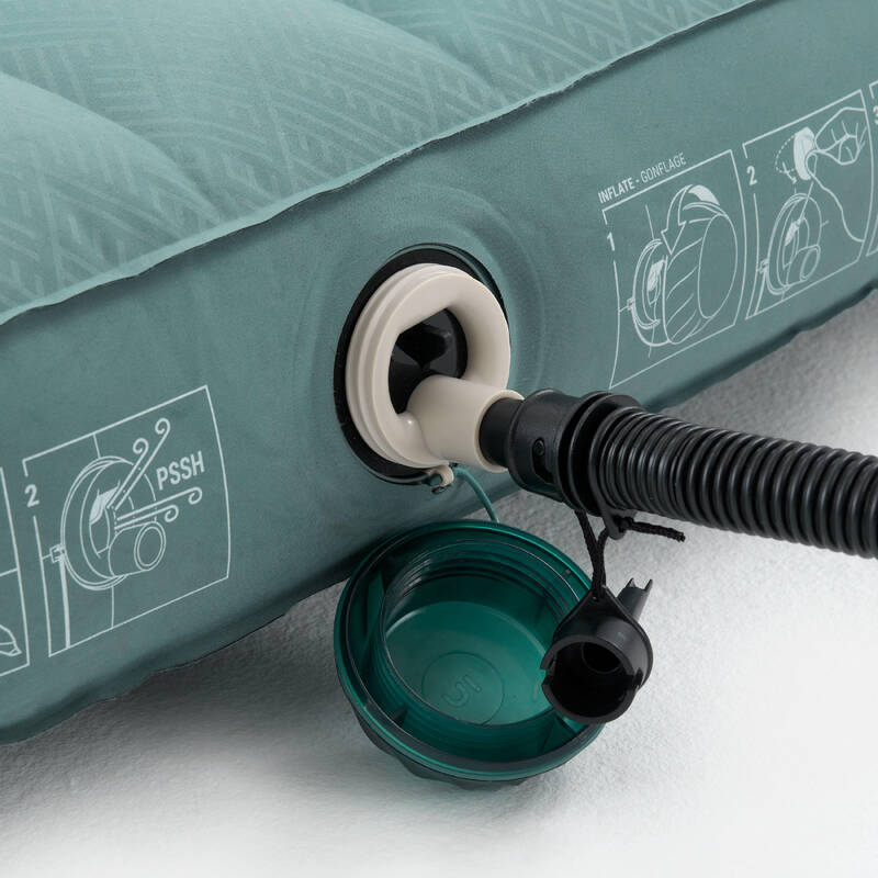 Colchón inflable doble de 140cm para camping Air seconds comfort