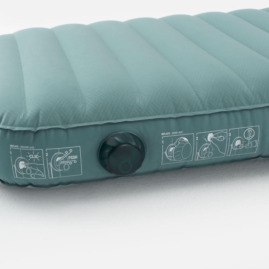 INFLATABLE CAMPING MATTRESS - AIR SECONDS COMFORT 70 CM - 1 PERSON