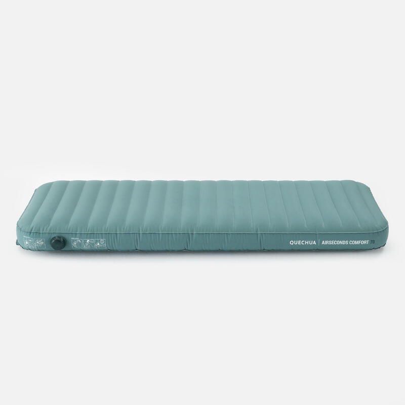 Materac kempingowy Quechua Air Seconds Comfort 70 cm 1-osobowy