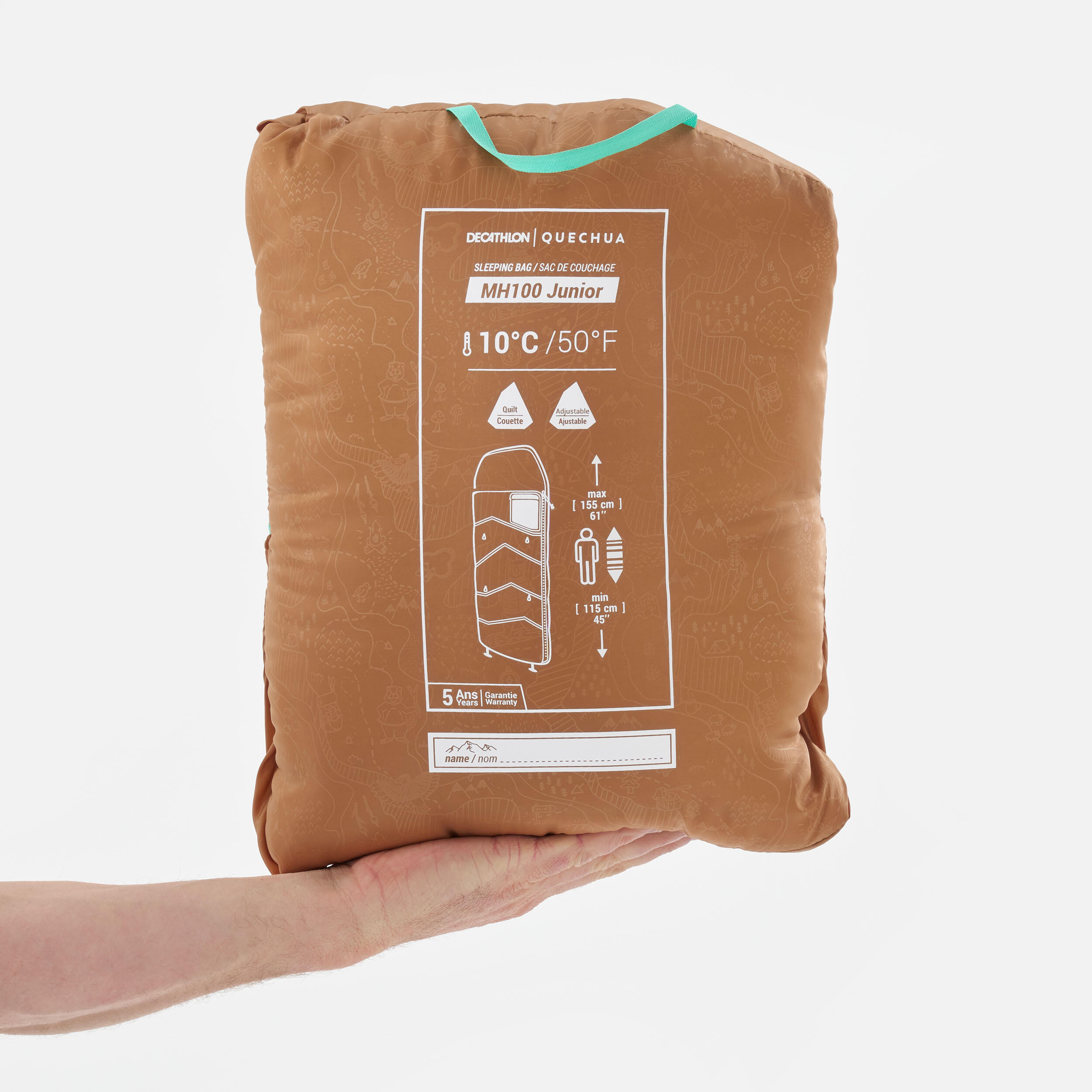 KIDS SLEEPING BAG MH100 10 C Decathlon