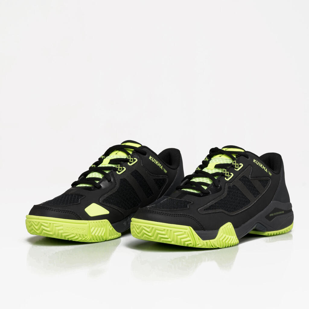 Chaussures de padel Homme - PS 500 noir jaune