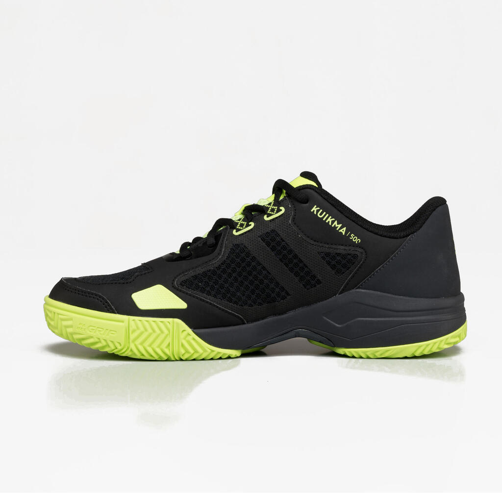 Calzado de pádel Hombre - PS 500 negro amarillo