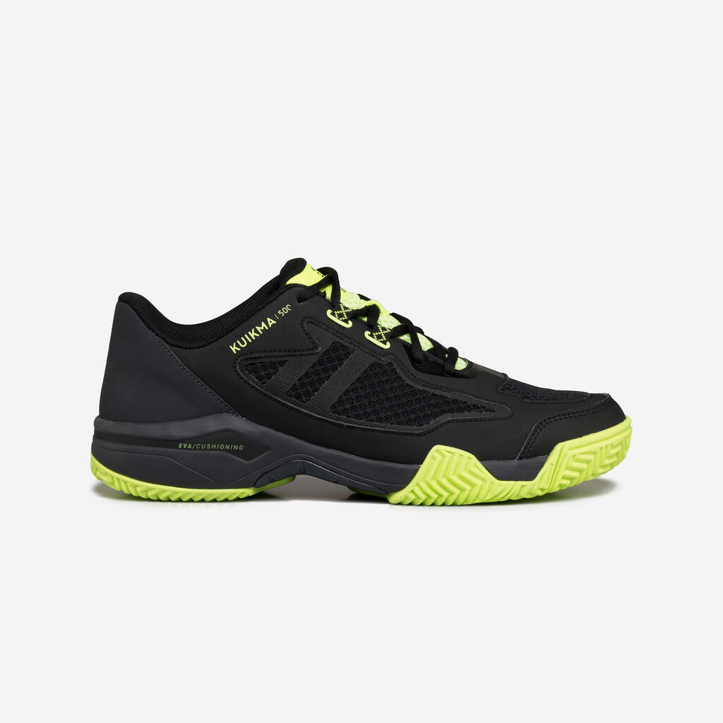 Men's Padel Shoes PS 500 - Black/Yellow