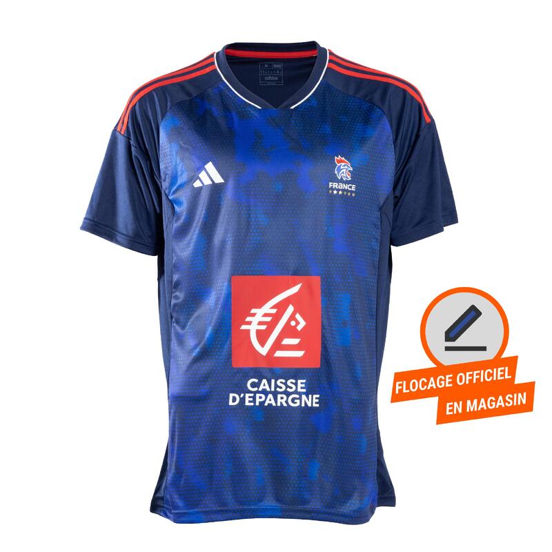 Maillot officiel handball junior équipe de France replica 2023 bleu