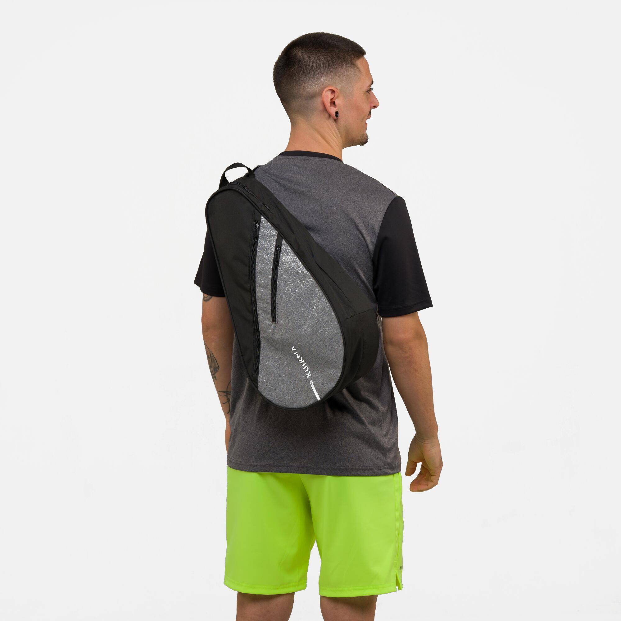 Padel Backpack 14 L PBP Open - Mottled Grey -  3