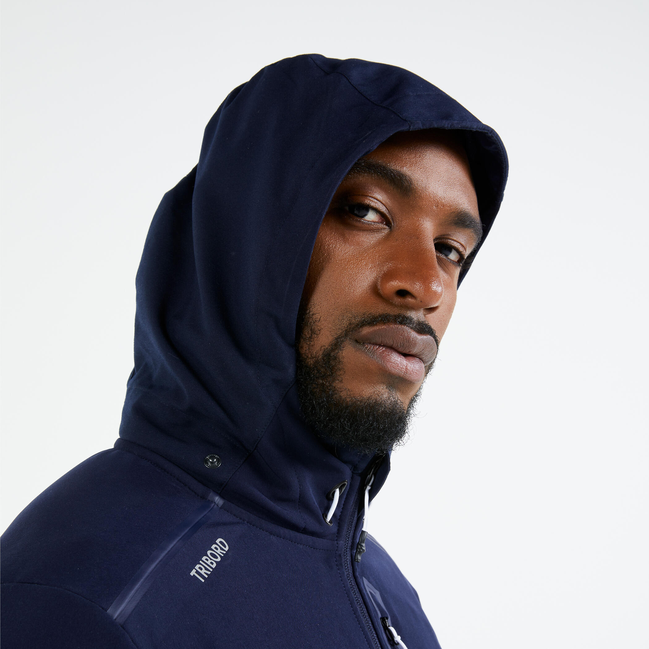Men’s sailing windproof softshell jacket, 500 navy 7/14