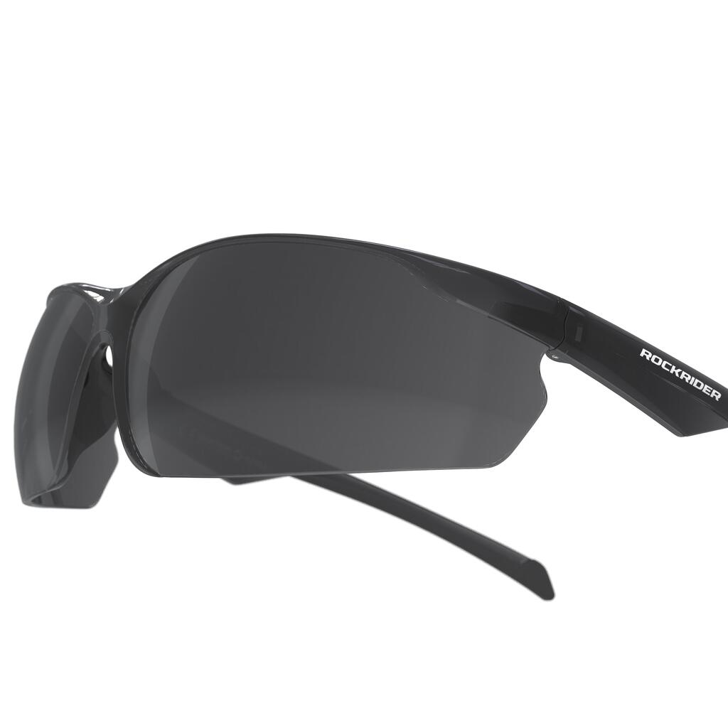 Cyklistické okuliare ST 100 na MTB kategória 3 sivé