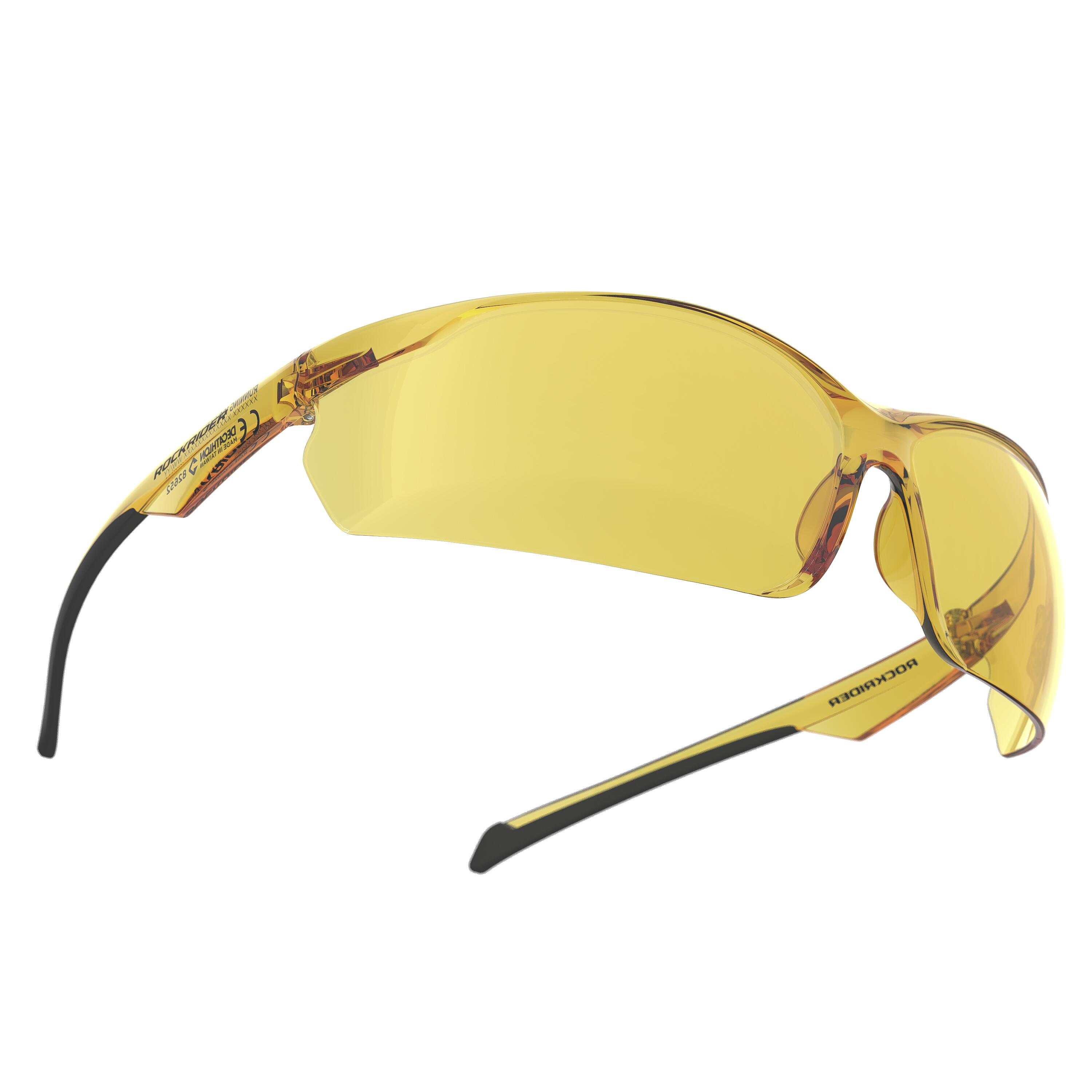 Lunettes de VTT adulte ST 100 jaunes categorie 1 ROCKRIDER Decathlon