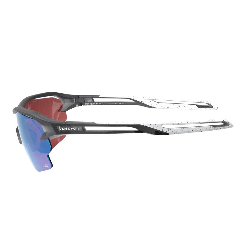 GAFAS DEPORTIVAS ADULTO RUNPERF 2 CAT3 HD BLANCO/AZUL