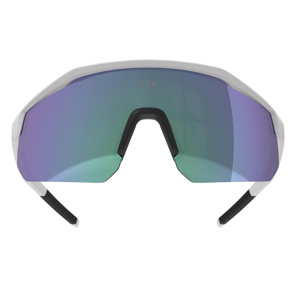 Fahrradbrille Perf 500 Light Kategorie 3 Damen/Herren schwarz/blau 