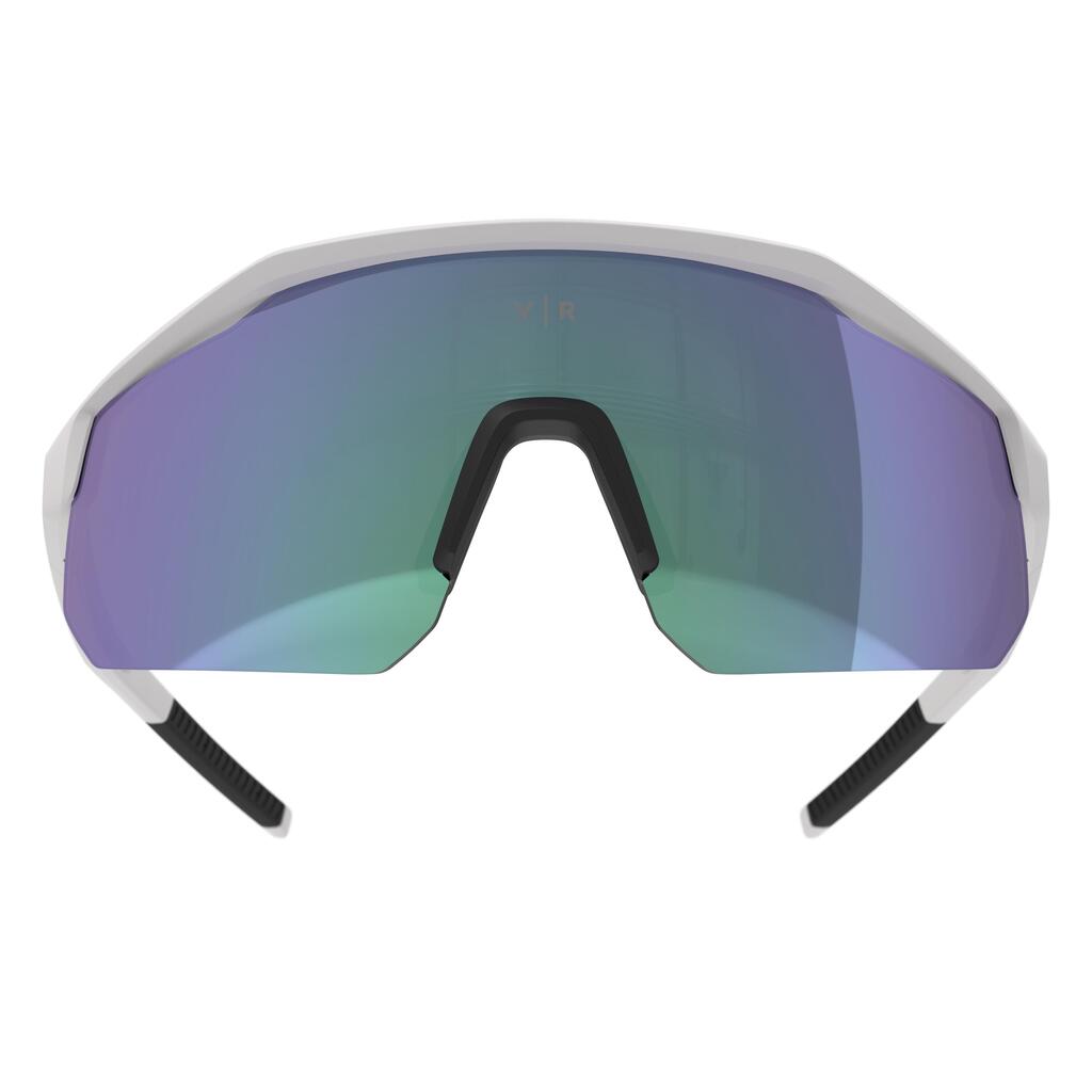 Dviratininko akiniai „Perf 500“, 3 kategorija, juodi, mėlyni