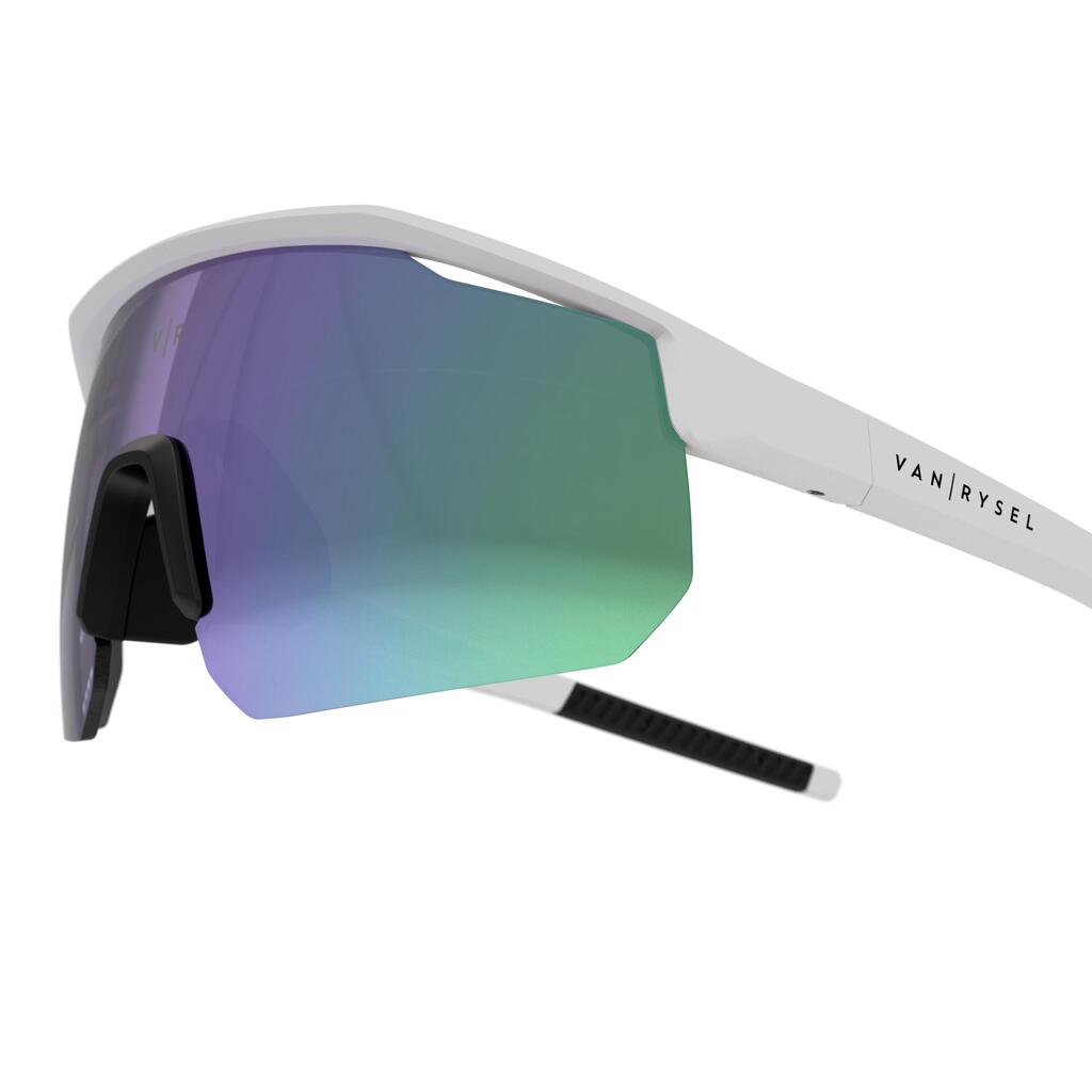 Fahrradbrille Perf 500 Light Kategorie 3 Damen/Herren schwarz/blau 