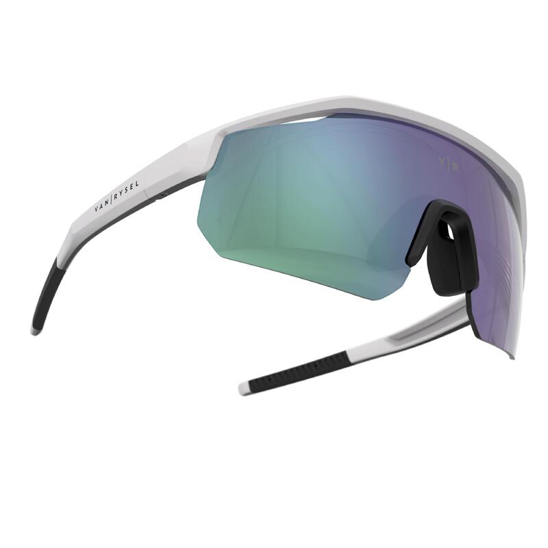 Fahrradbrille Rennrad ROADR 900 Damen/Herren Kategorie 3 weiss 