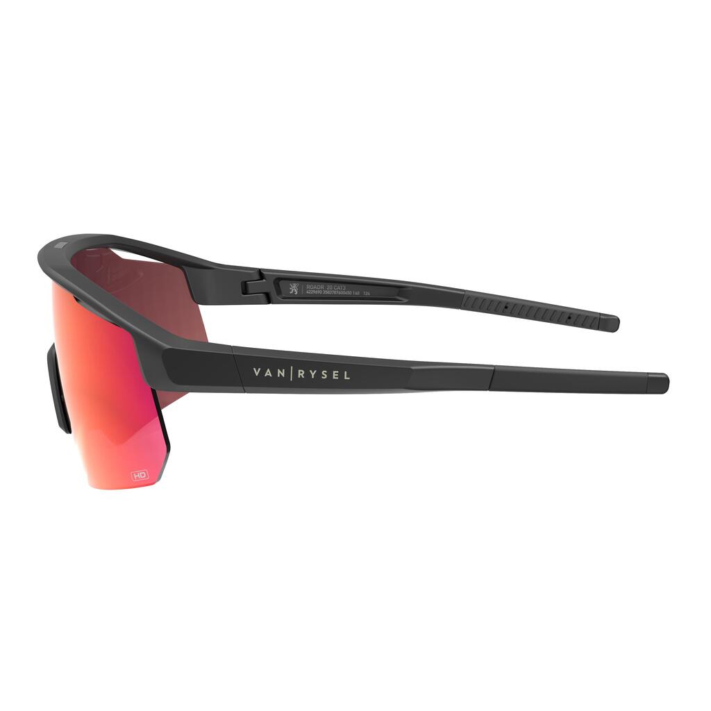 Suaugusiojo dviratininko akiniai „Perf 500 Light HD“, 3 kategorija, pilki
