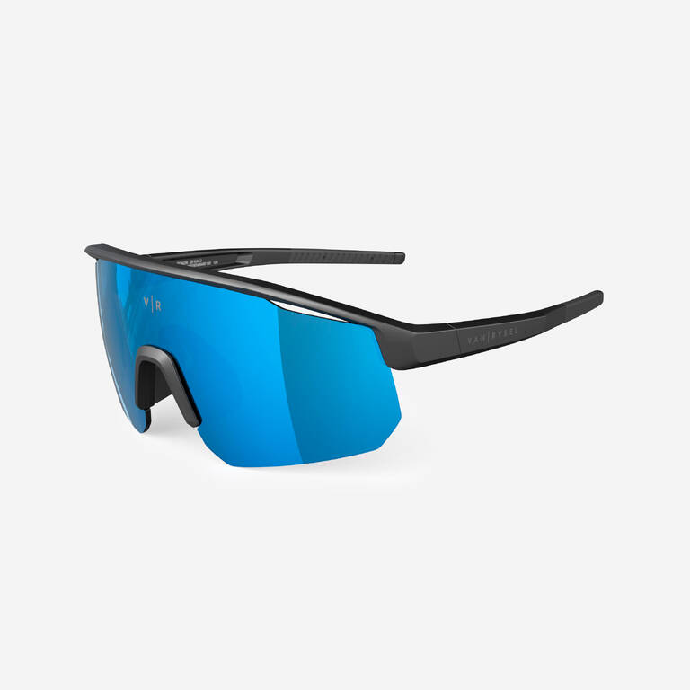 Adult Cycling Glasses RoadR 900 Category 3 - Black/Blue