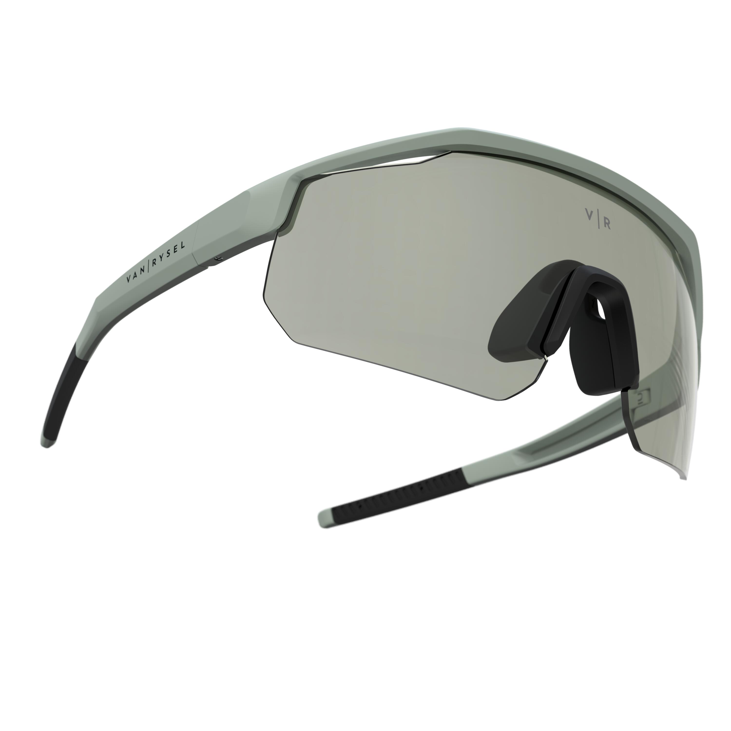Lunettes de v lo adulte ROADR 900 PHOTOCHROMIQUES grises VAN RYSEL