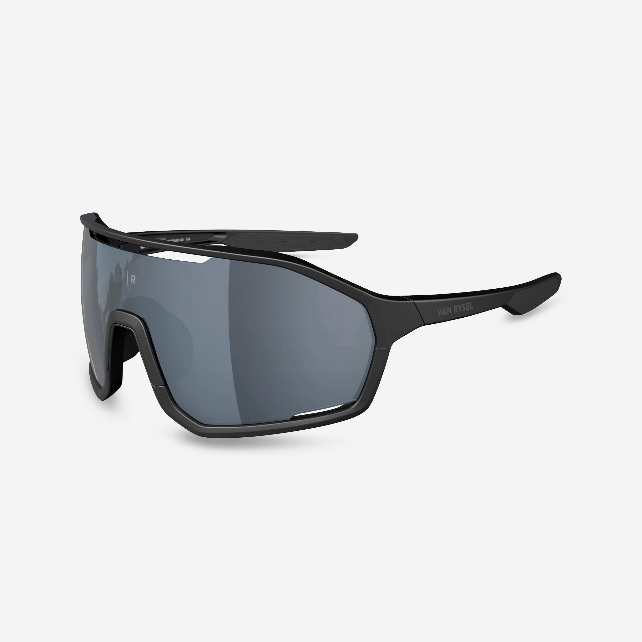 Adult Category 3 Cycling Sunglasses Perf 500 - Black 1/7