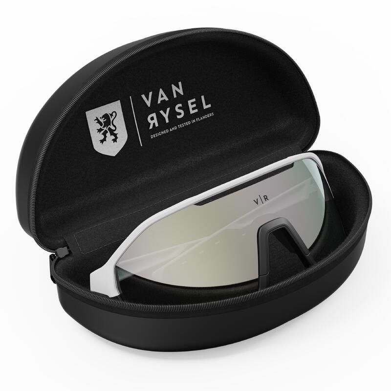 Fahrradbrille Perf 500 Kategorie 3 Damen/Herren weiss