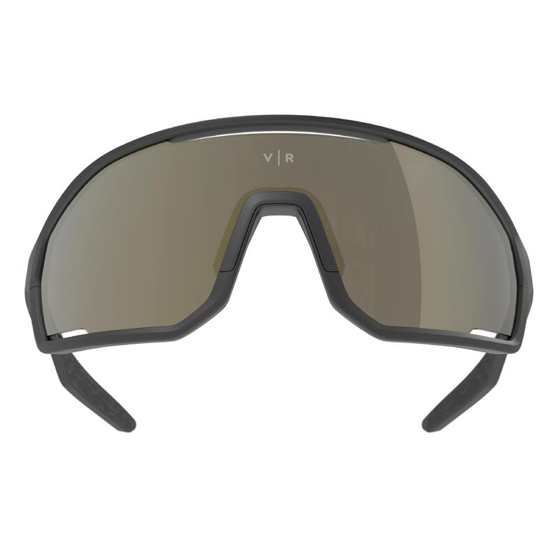 Fietsbril voor volwassenen XC RACE II categorie 3 zwart/goud