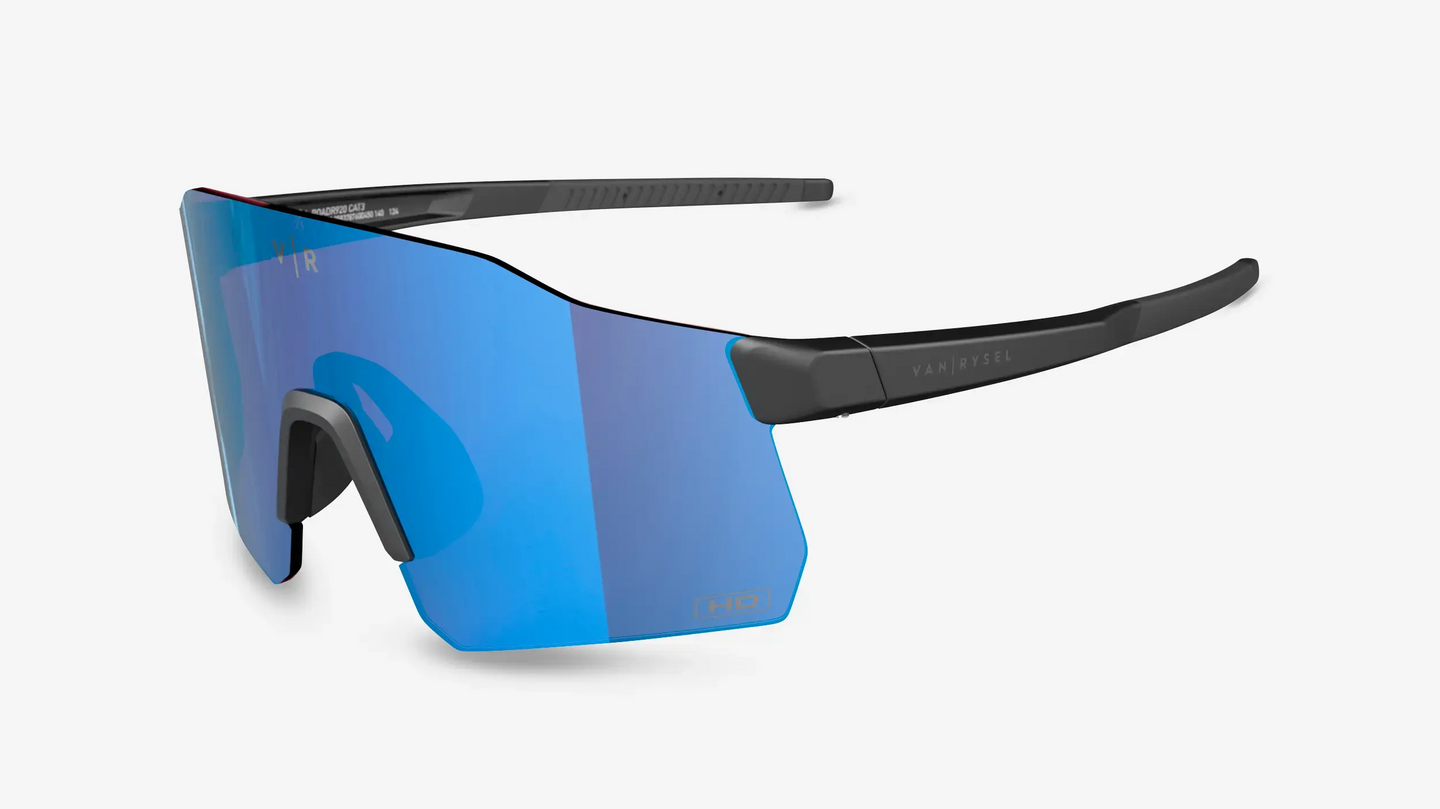 DECATHLON VAN RYSEL Fahrradbrille ROADR 920 High Definition Kat. 3 Blau