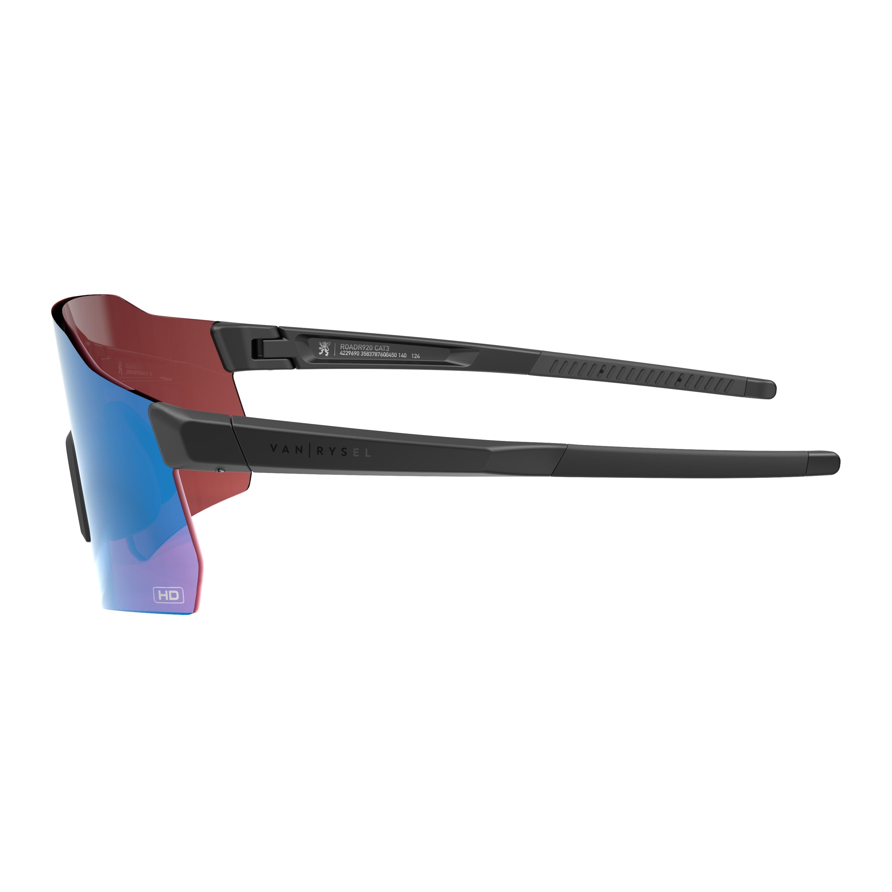 Adult Cycling Sunglasses RoadR 920 Category 3 High-Definition - Blue 3/6