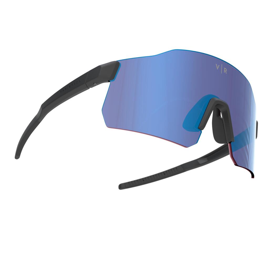 Fahrradbrille Rennrad ROADR 920 Damen/Herren High Definition Kat. 3 blau